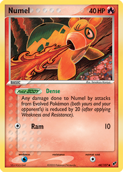 Numel card art