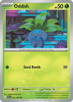 Oddish card art