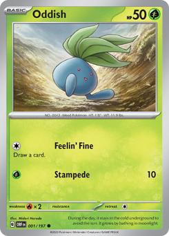 Oddish card art