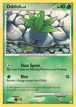 Oddish card art