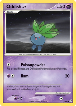 Oddish card art
