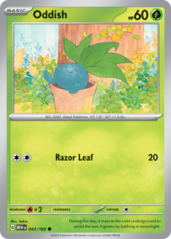 Oddish card art