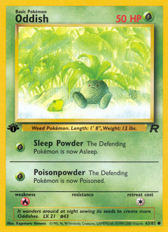 Oddish card art