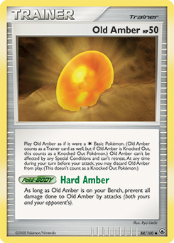 Old Amber card art