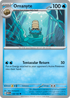 Omanyte card art