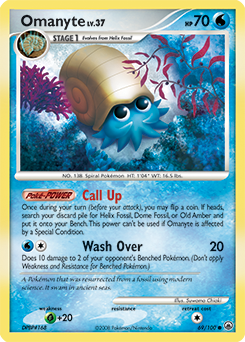 Omanyte card art