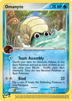 Omanyte card art