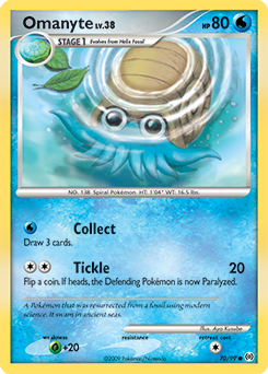 Omanyte card art