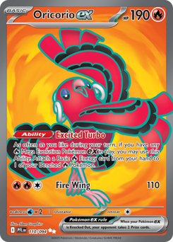 Oricorio ex card art