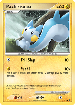 Pachirisu card art
