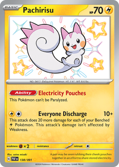 Pachirisu card art