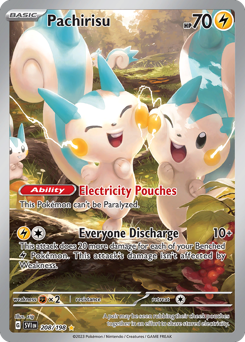 Pachirisu card art