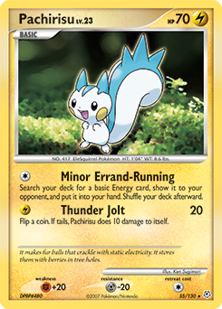 Pachirisu card art