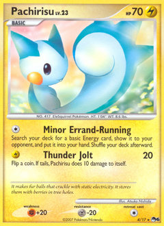 Pachirisu card art
