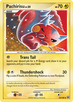 Pachirisu card art