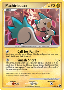 Pachirisu card art
