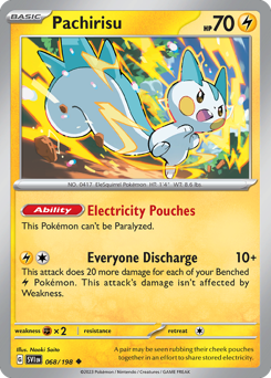 Pachirisu card art