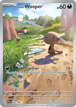 Paldean Wooper card art