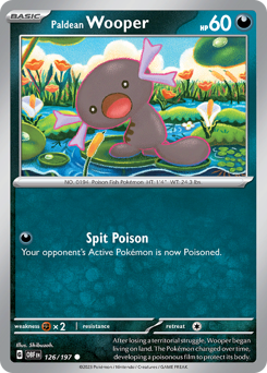 Paldean Wooper card art