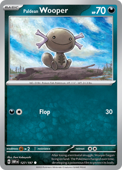 Paldean Wooper card art
