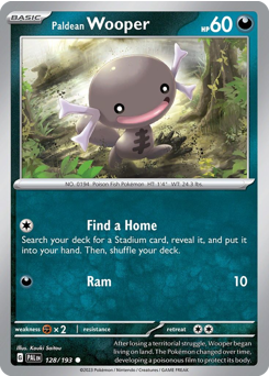Paldean Wooper card art