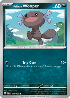 Paldean Wooper card art