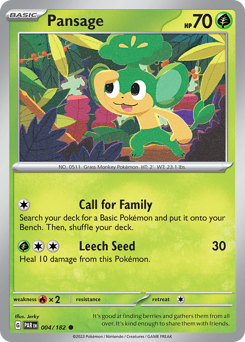Pansage card art