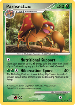 Parasect card art