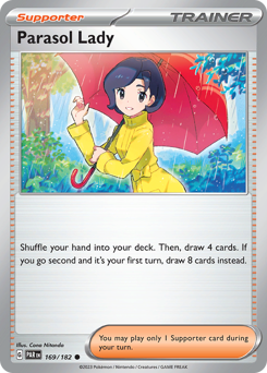Parasol Lady card art