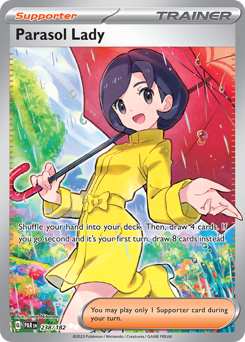 Parasol Lady card art