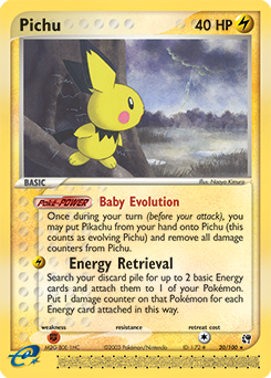 Pichu card art
