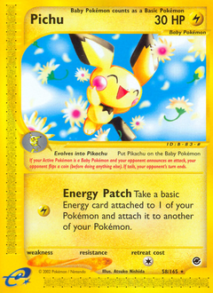 Pichu card art