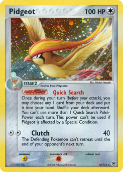 Pidgeot card art