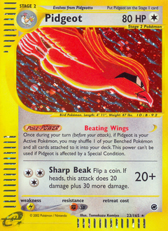 Pidgeot card art