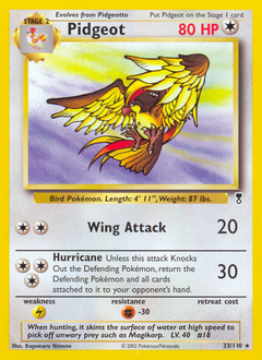 Pidgeot card art