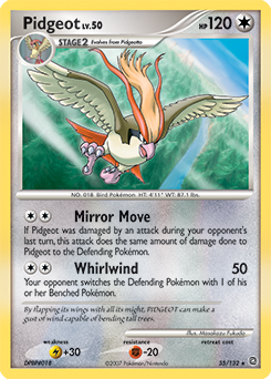 Pidgeot card art