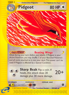 Pidgeot card art