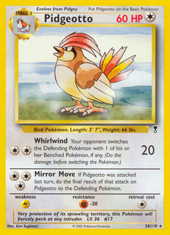 Pidgeotto card art
