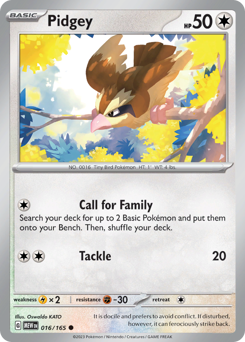 Pidgey card art