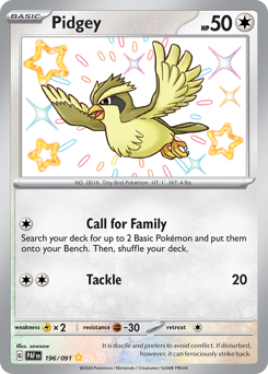 Pidgey card art