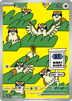 Pidgey card art