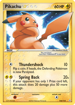 Pikachu ★ card art