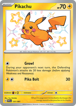 Pikachu card art