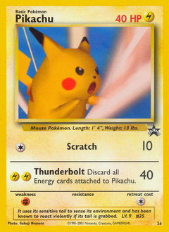 Pikachu card art