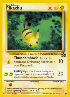 Pikachu card art