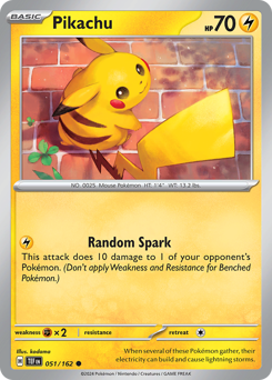 Pikachu card art