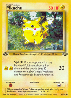 Pikachu card art