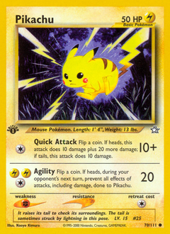 Pikachu card art