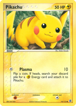 Pikachu card art