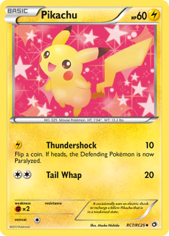 Pikachu card art